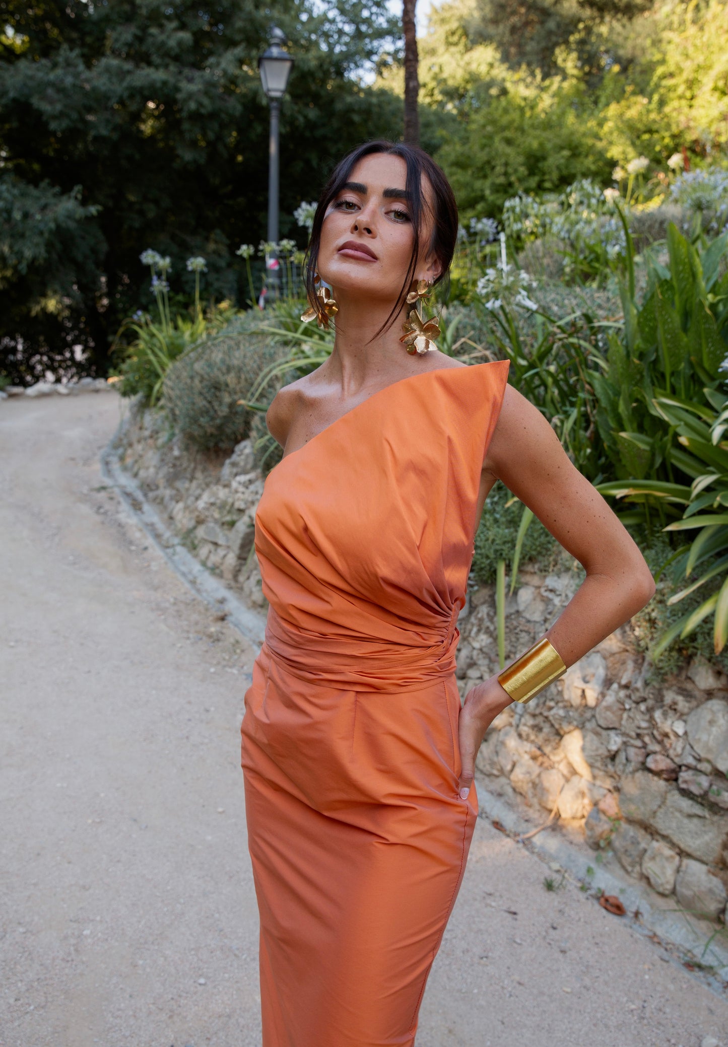 Vestido Everest cor de laranja
