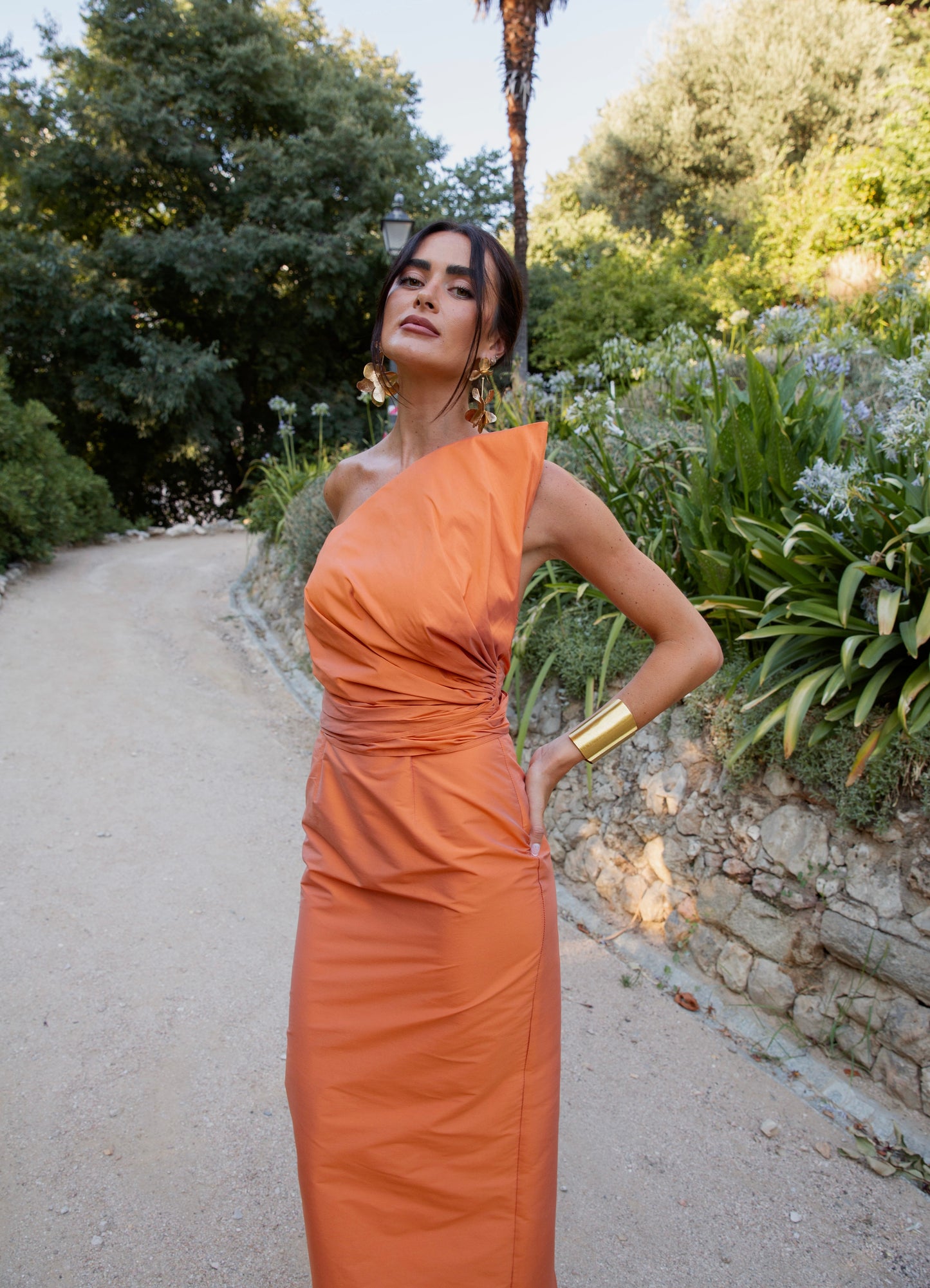 Vestido Everest cor de laranja