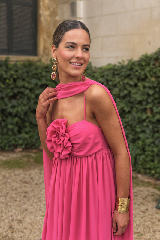Lady Hortensia pink dress