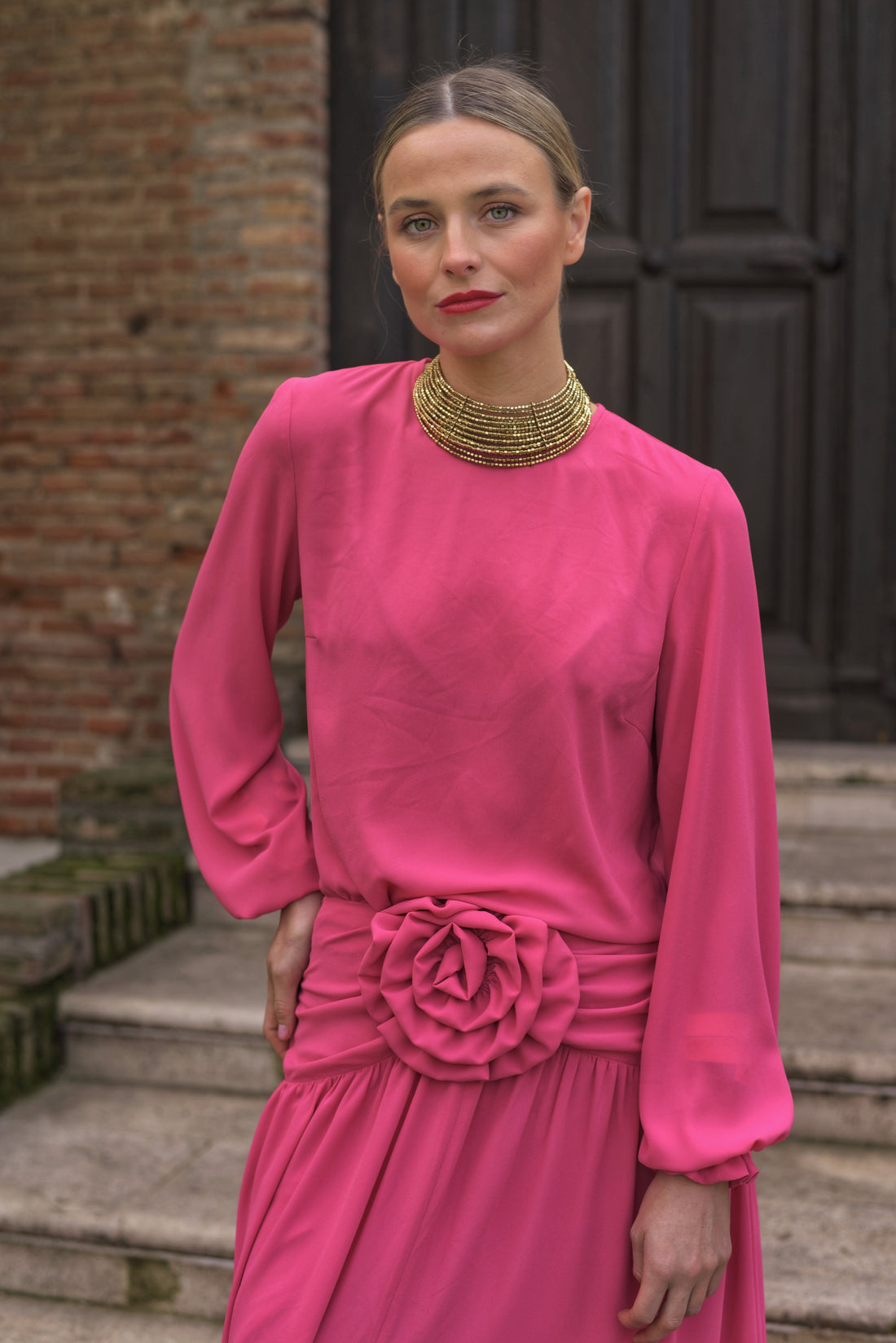 Conjunto Lady Peonía rosa