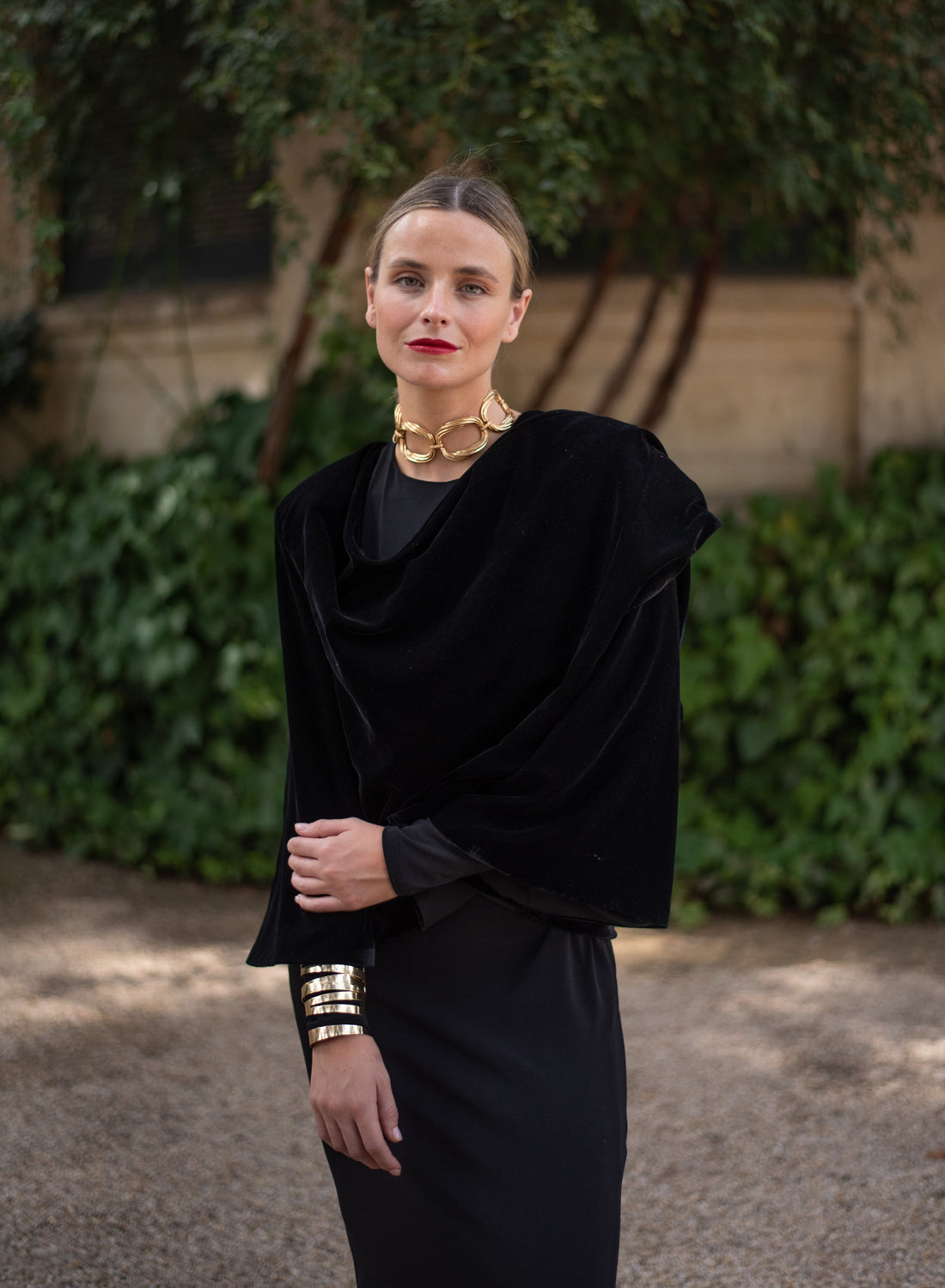 Capa Lady Murciélago corta