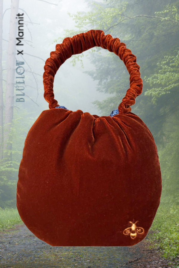 Bolso saquito Céleste reversible