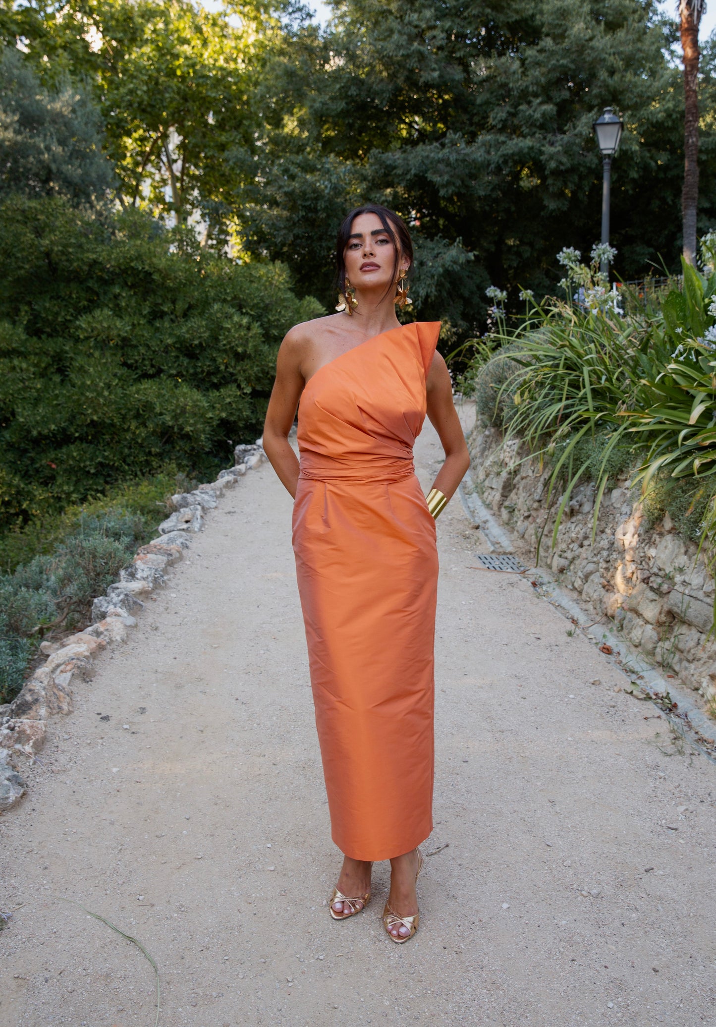 Vestido Everest cor de laranja