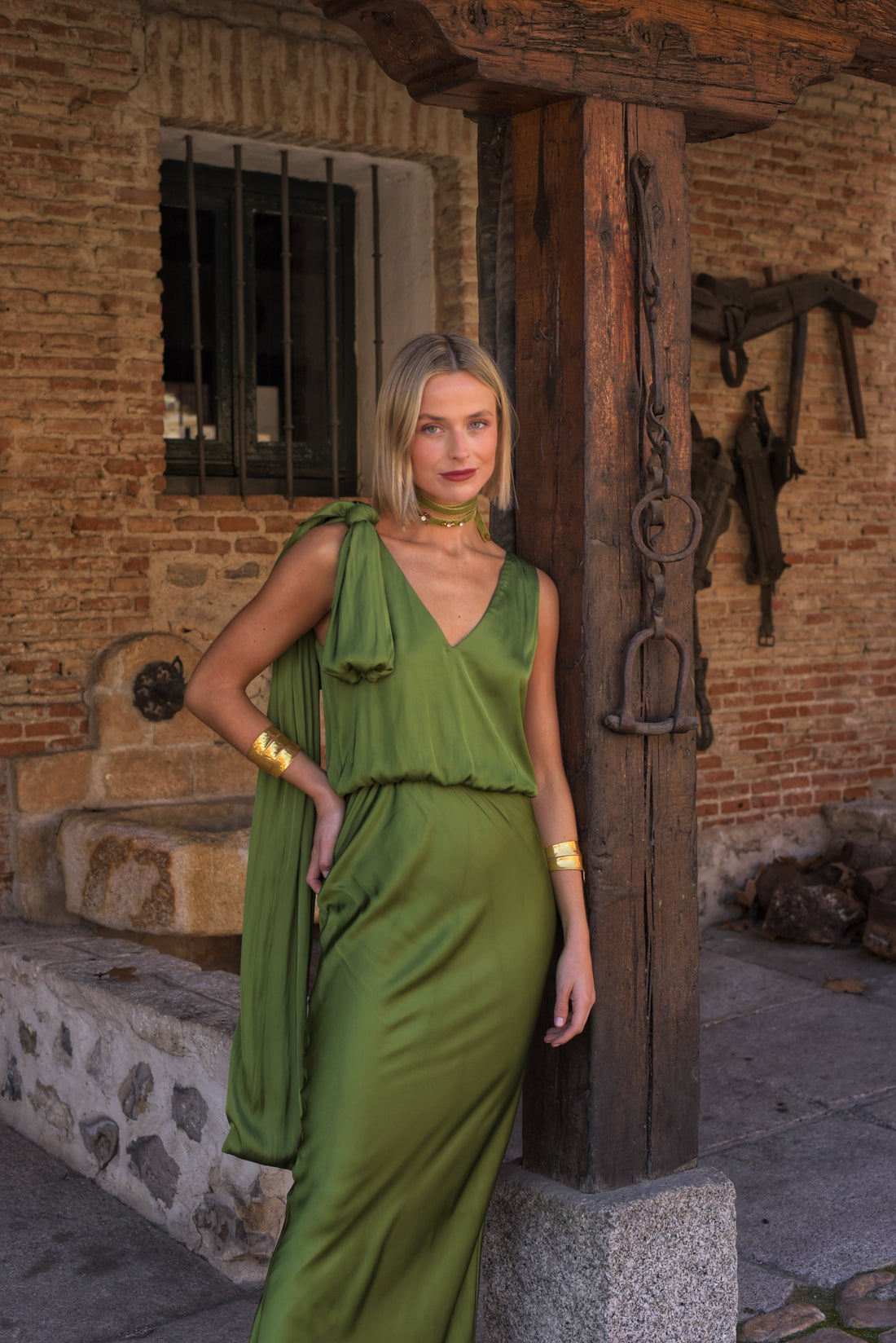 Vestido Lady Antílope verde