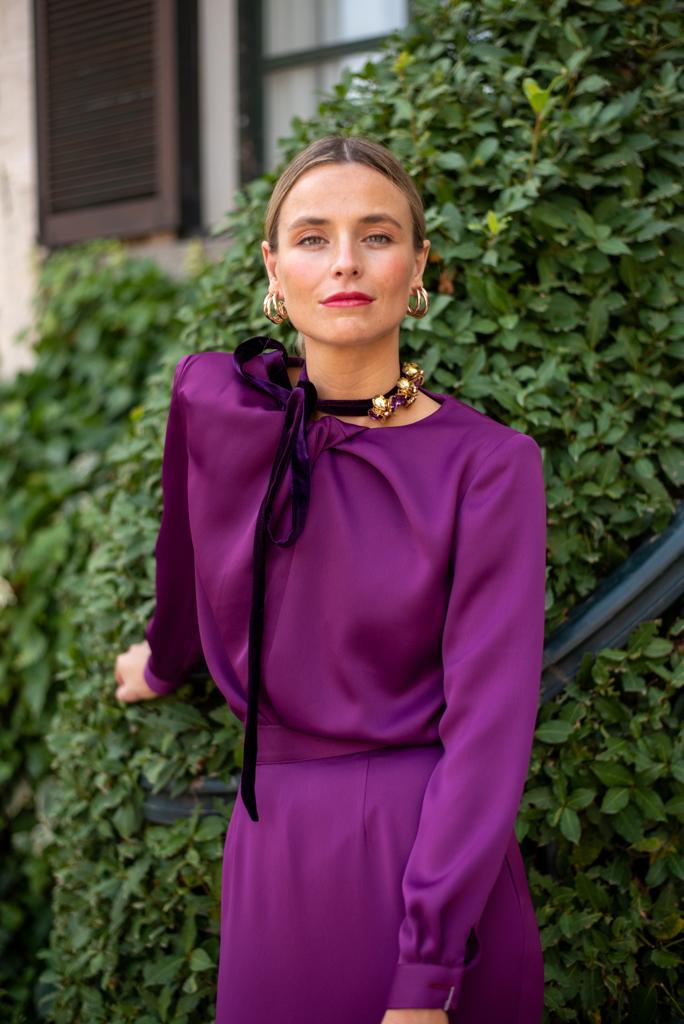 Conjunto Lady Ninfa berenjena