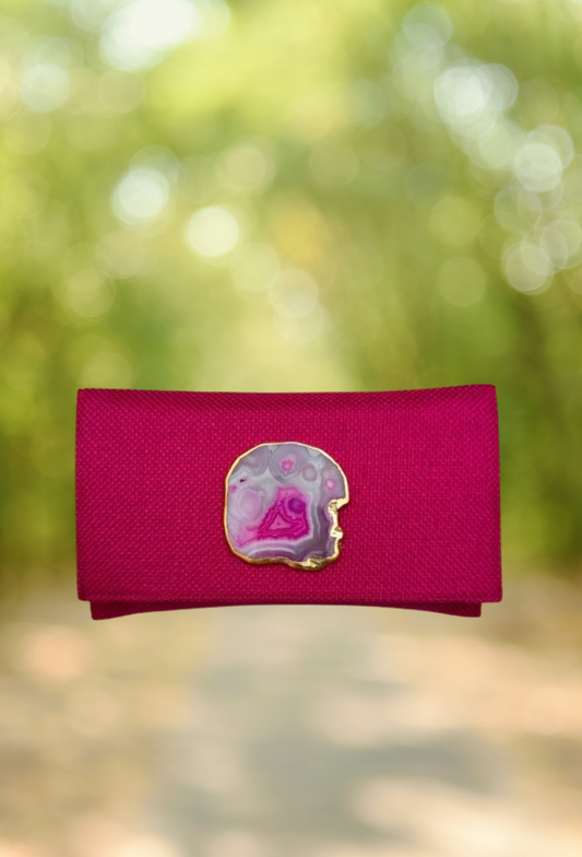 Cartera fucsia