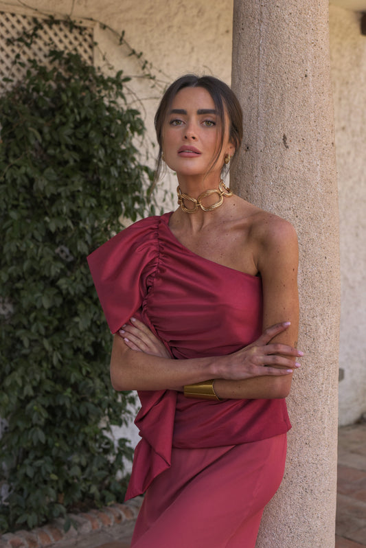 VESTIDO FIESTA MANNIT LEONA CORAL 1