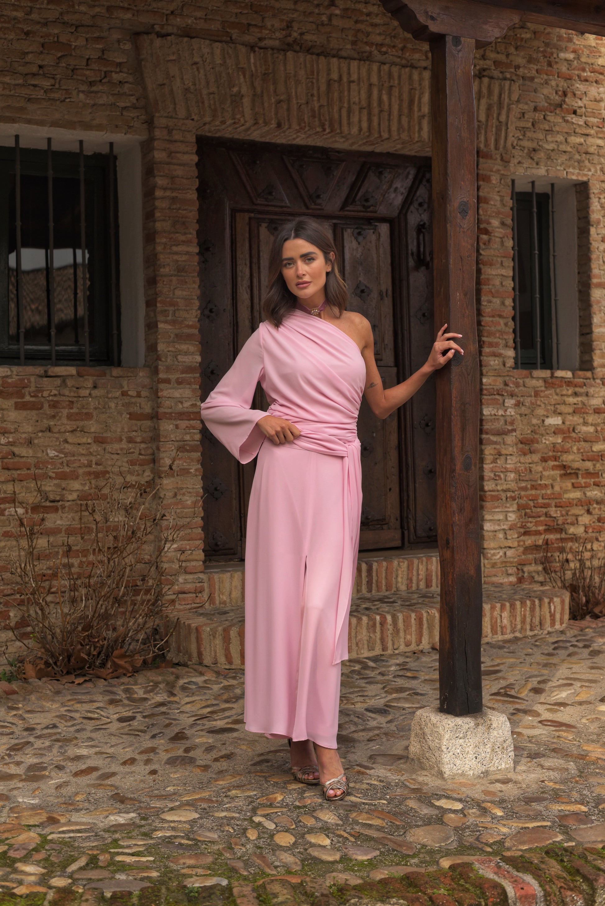 VESTIDO FIESTA RINOCERONTE ROSA 5