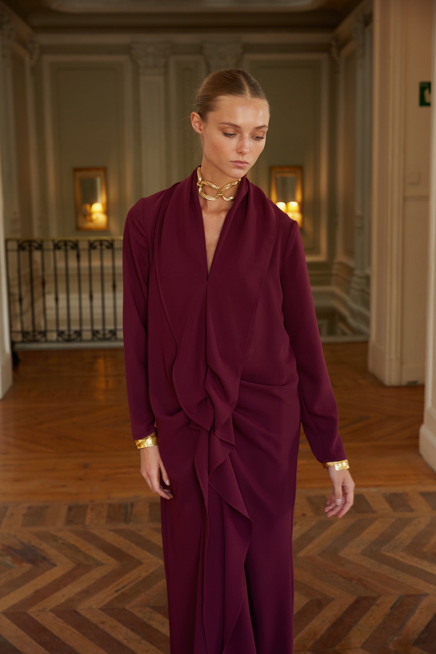 Vestido Secreto berenjena