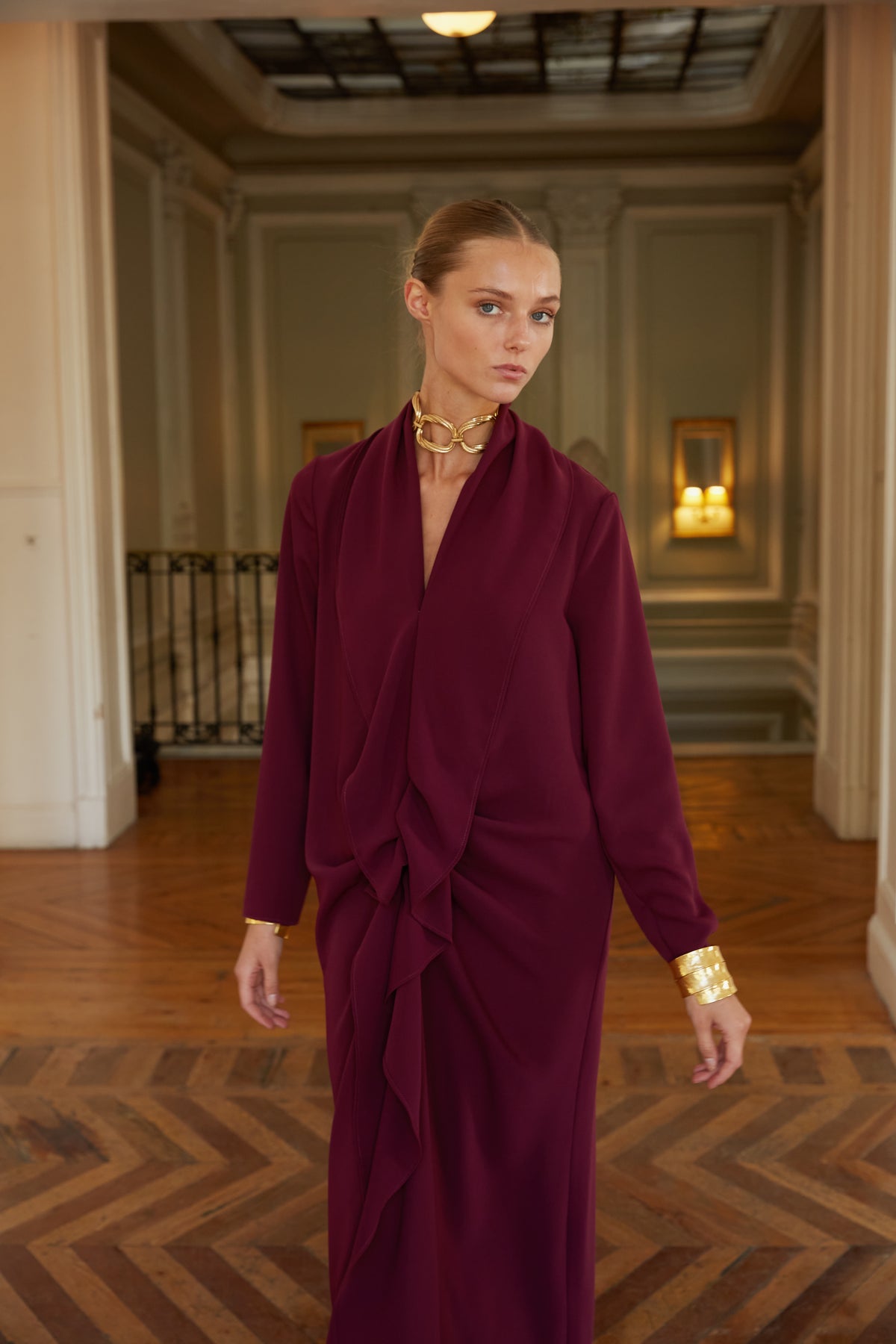 Vestido Secreto berenjena