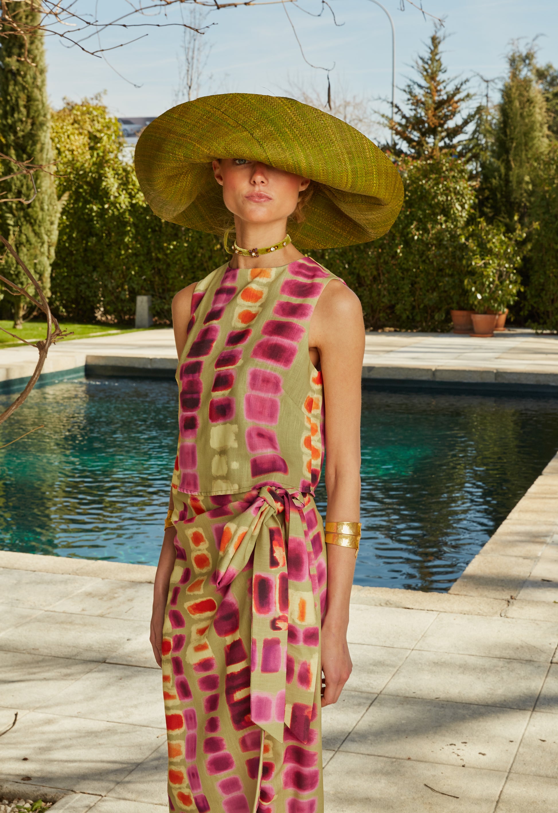 Conjunto Cangrejo estampado