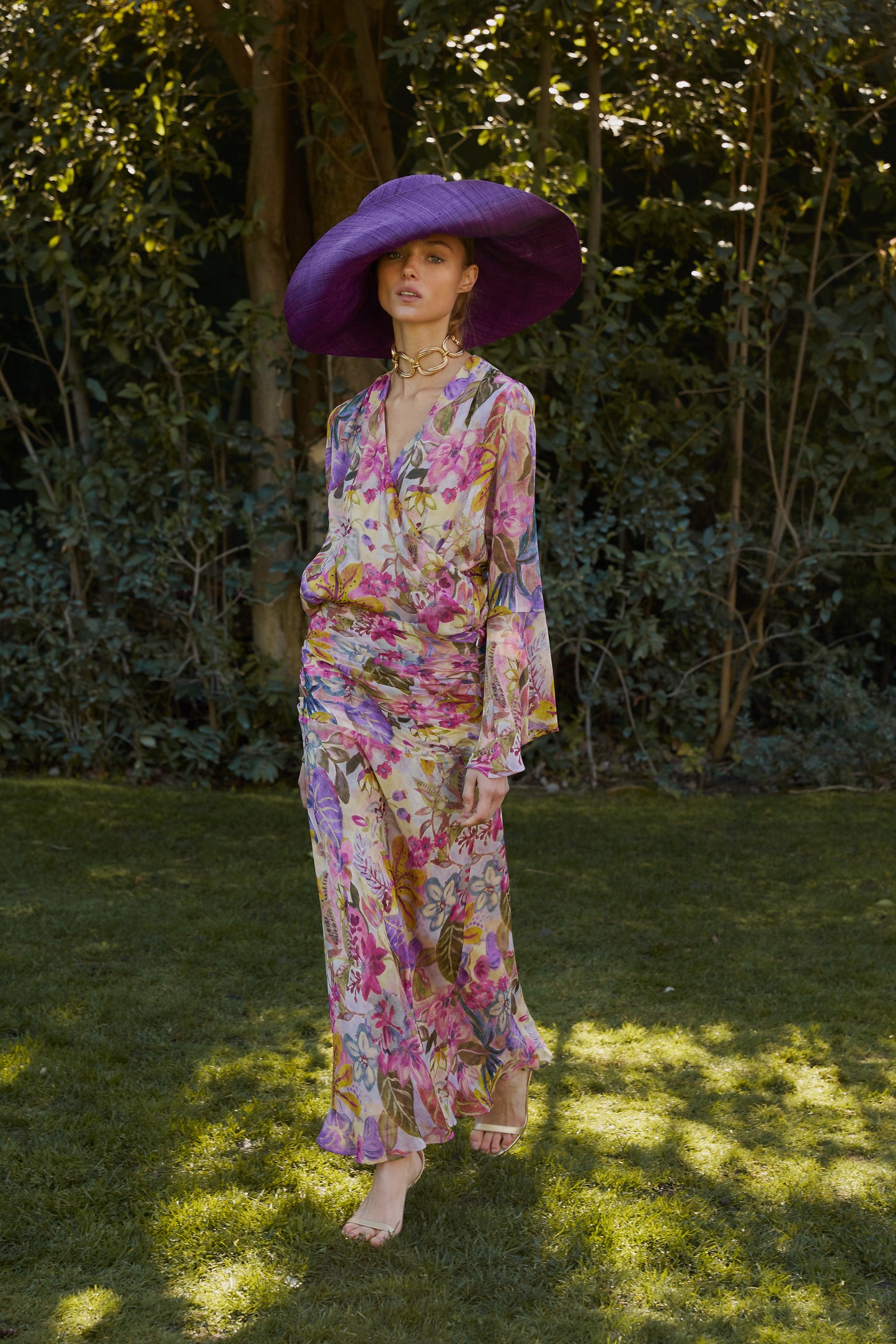 Conjunto de flores Posidonia roxas