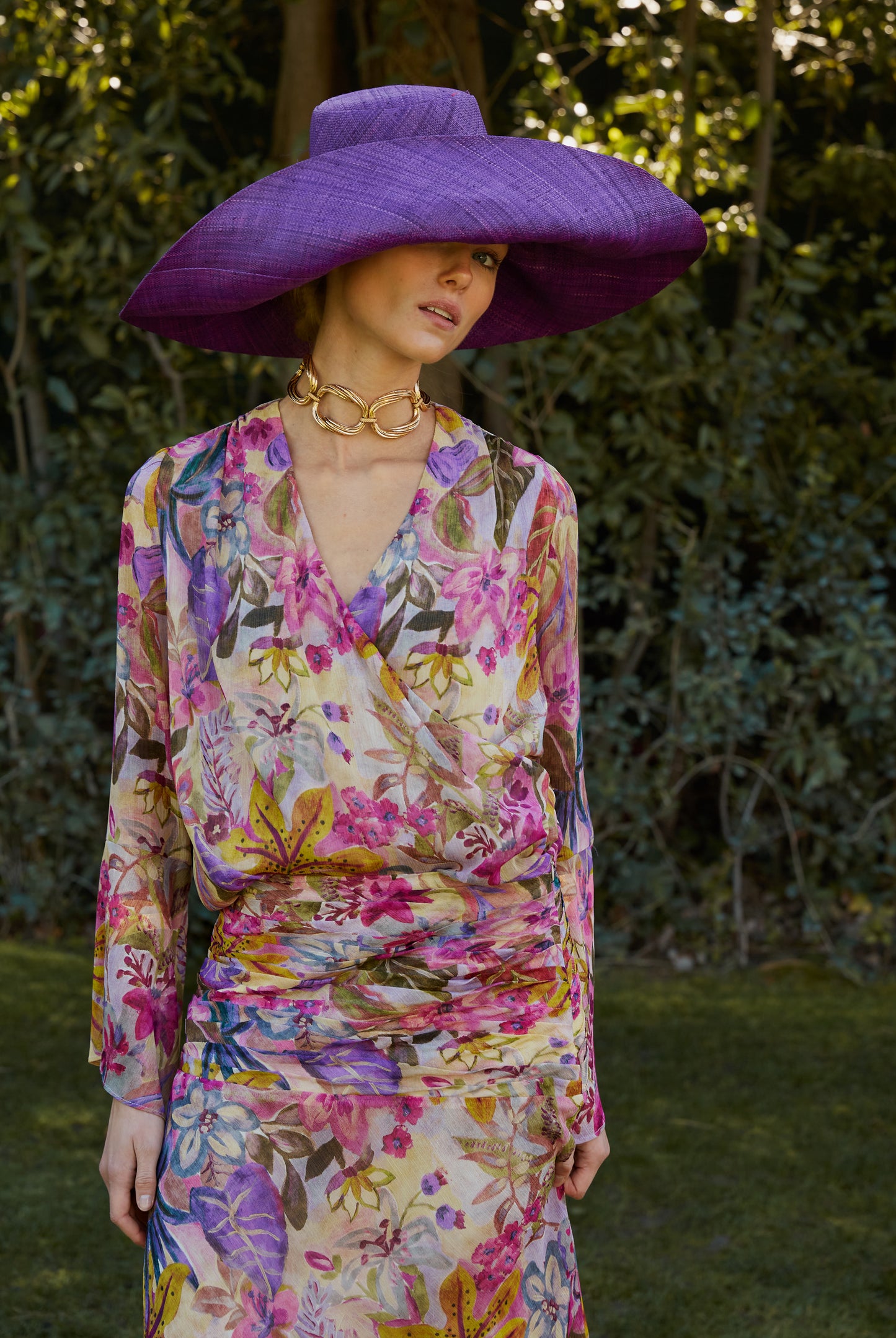 Conjunto de flores Posidonia roxas