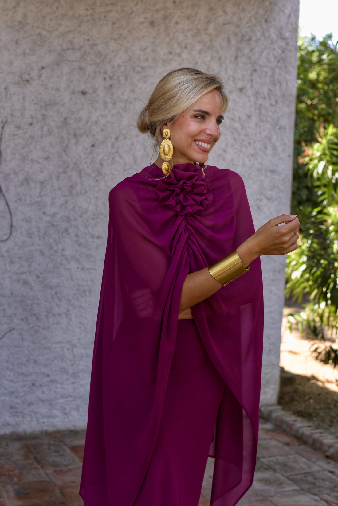 Vestido Arce berenjena