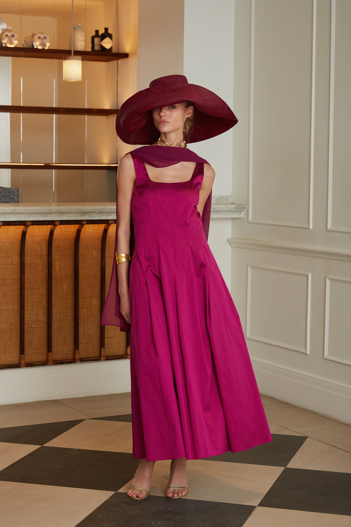 Vestido de Golfinho Bougainvillea