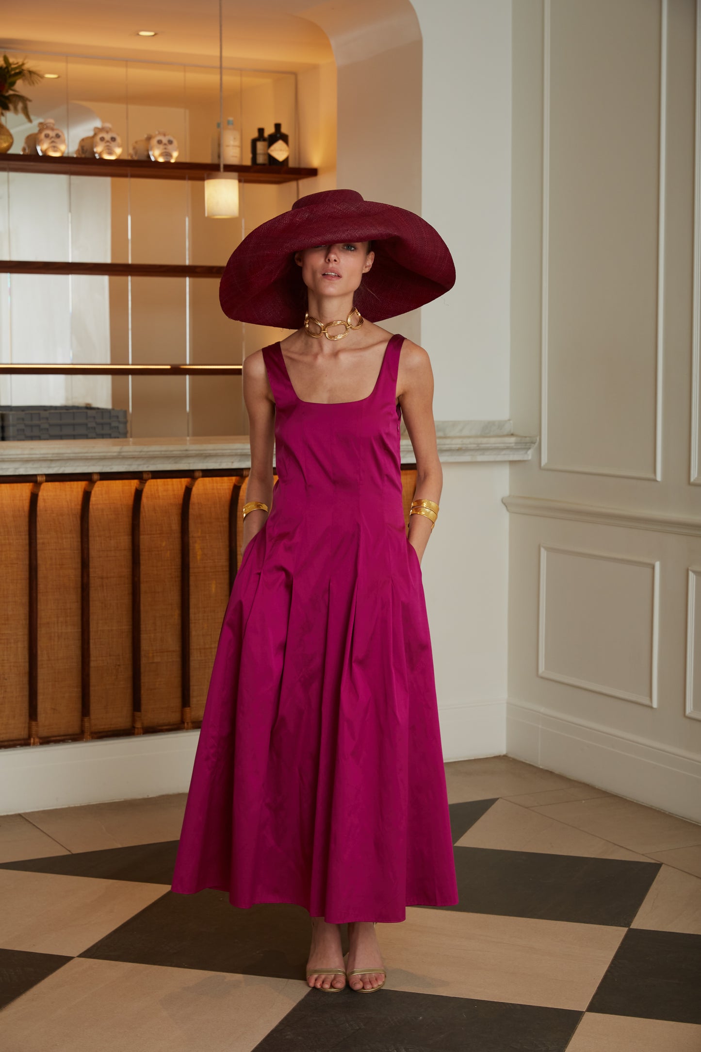 Vestido de Golfinho Bougainvillea