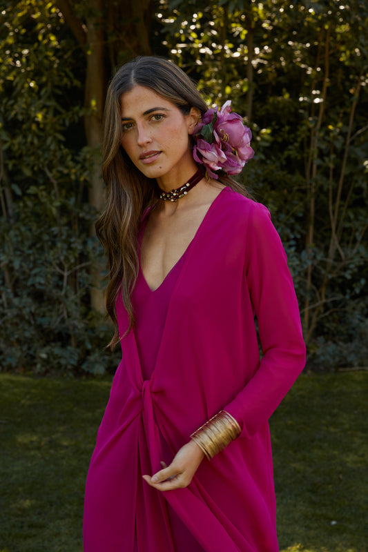 Sabina bougainvillea dress