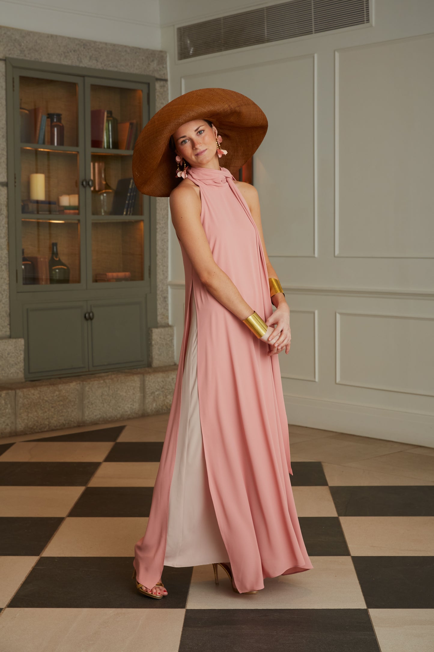 Vestido Tubarão Nude/Bege