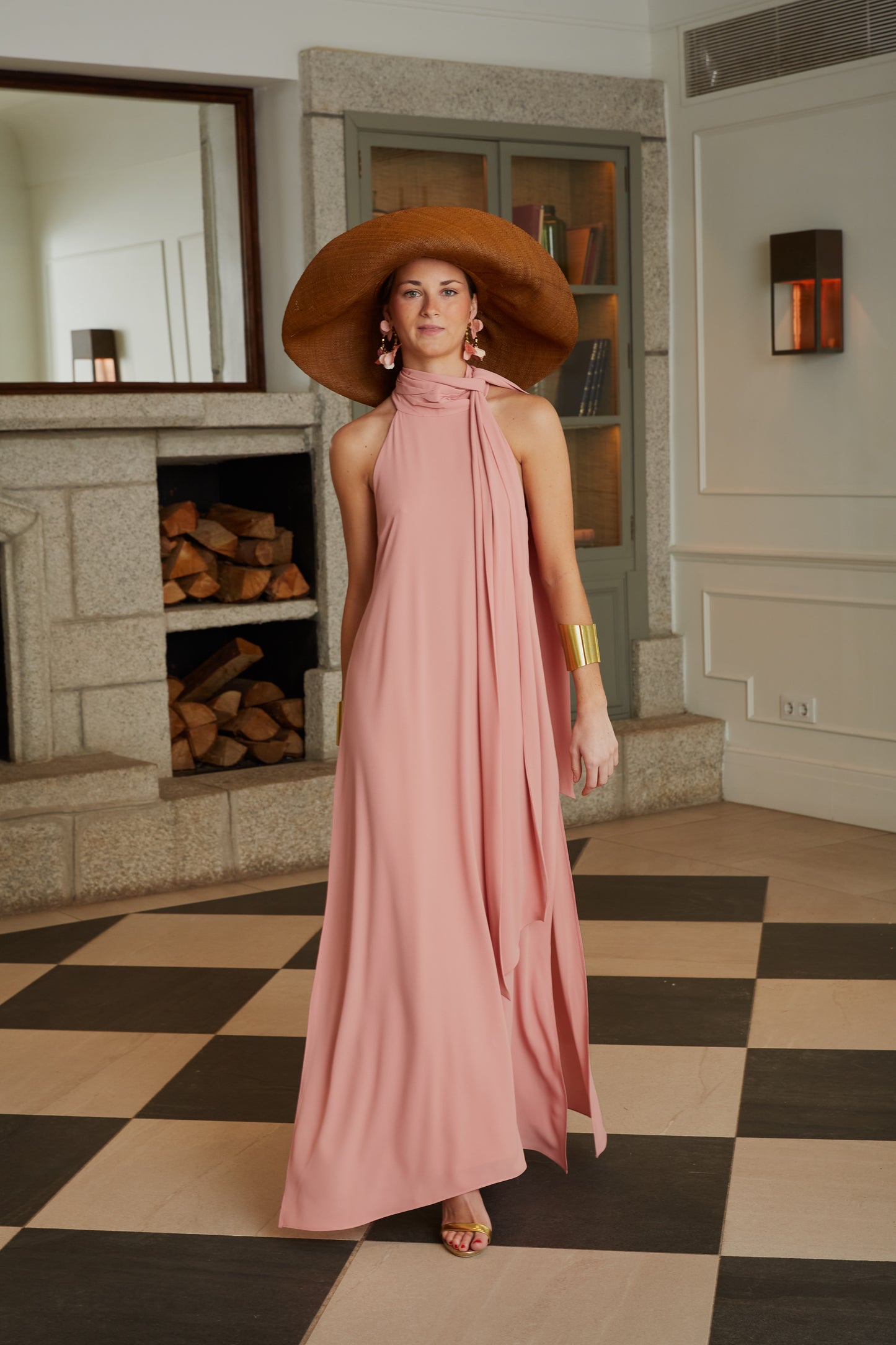 Vestido Tubarão Nude/Bege