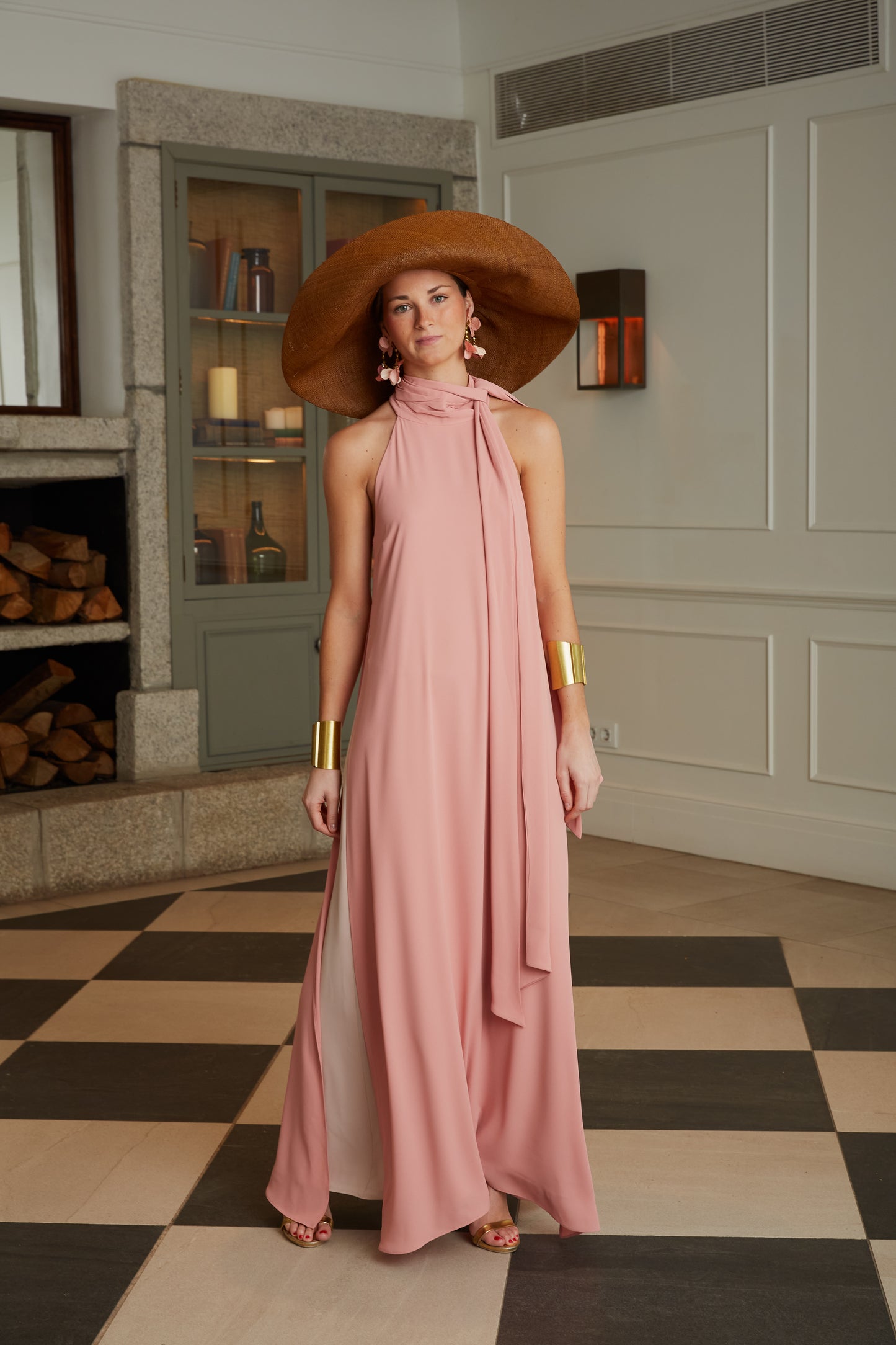 Vestido Tubarão Nude/Bege