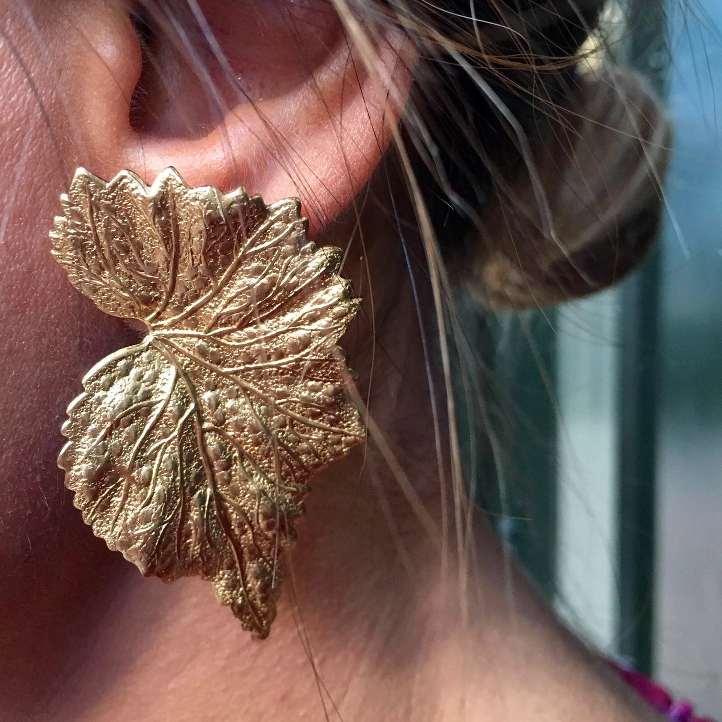 Leaf earring