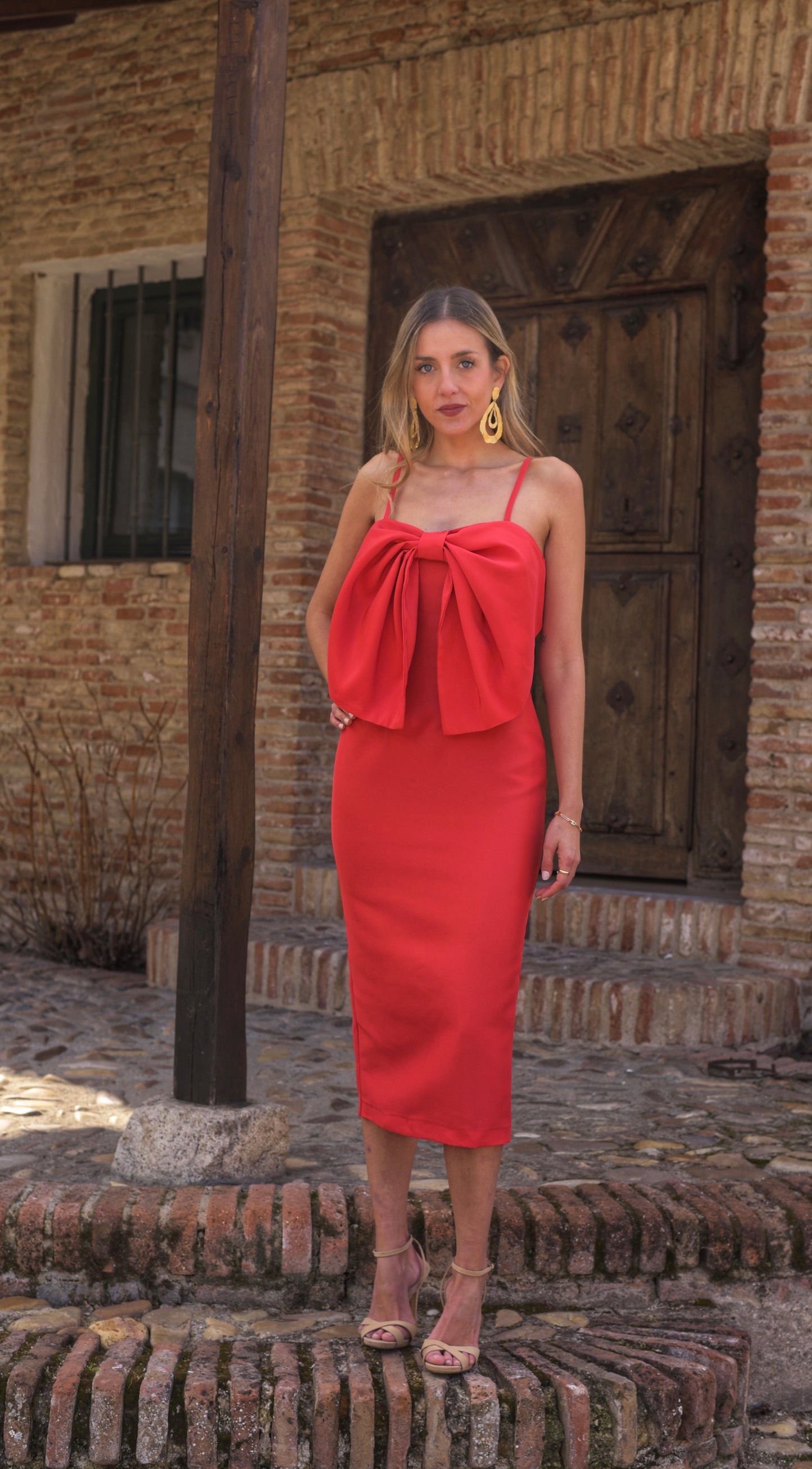 Vestido Capri rojo