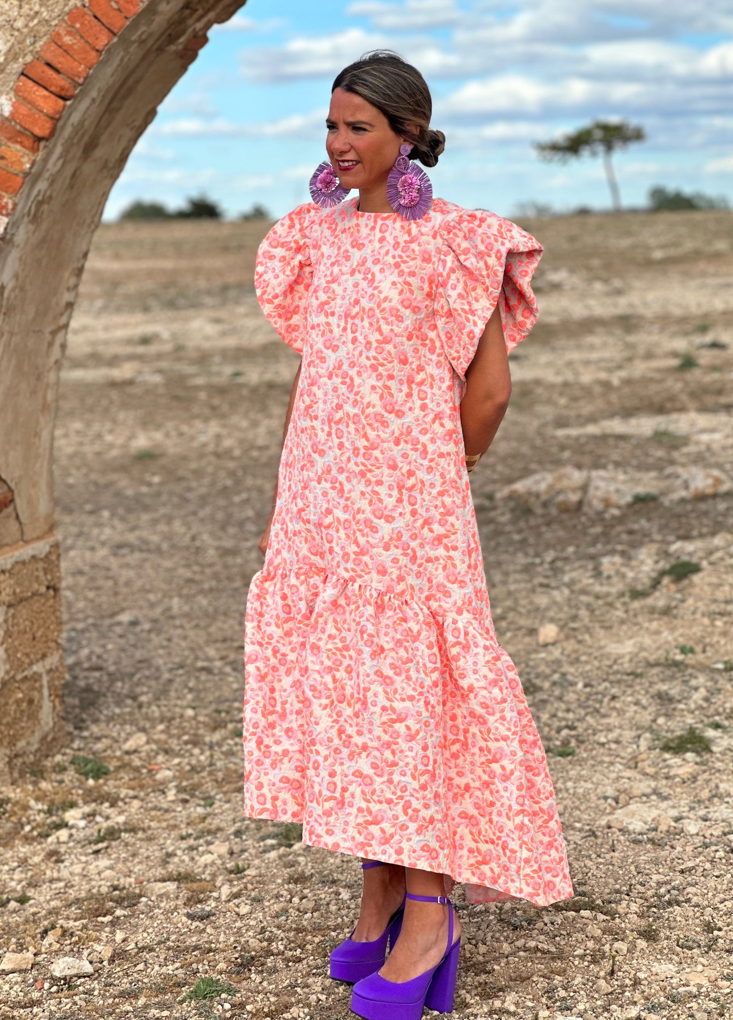 Lady Varadero dress with little flowers