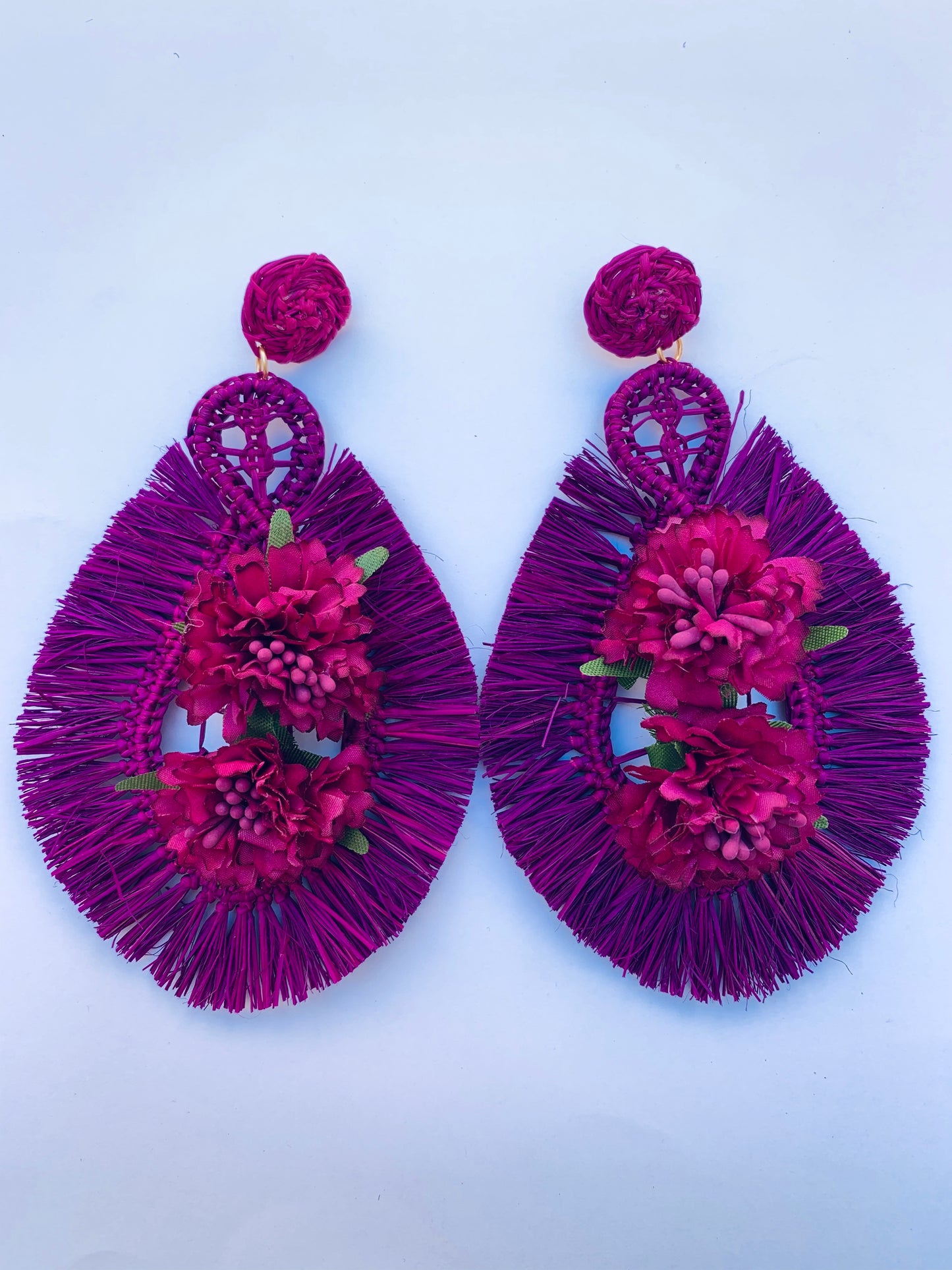 Jacarta cardinal earrings