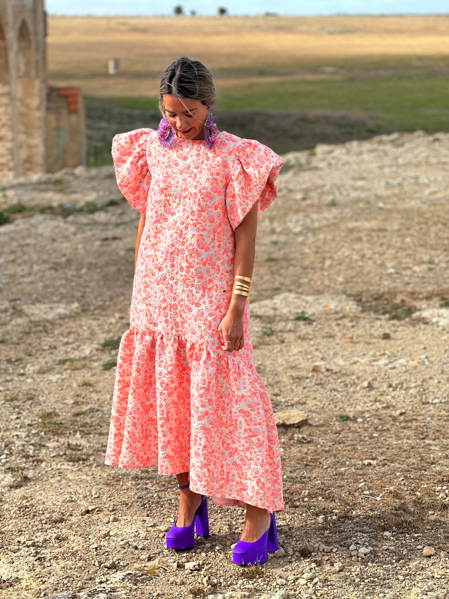 Lady Varadero dress with little flowers