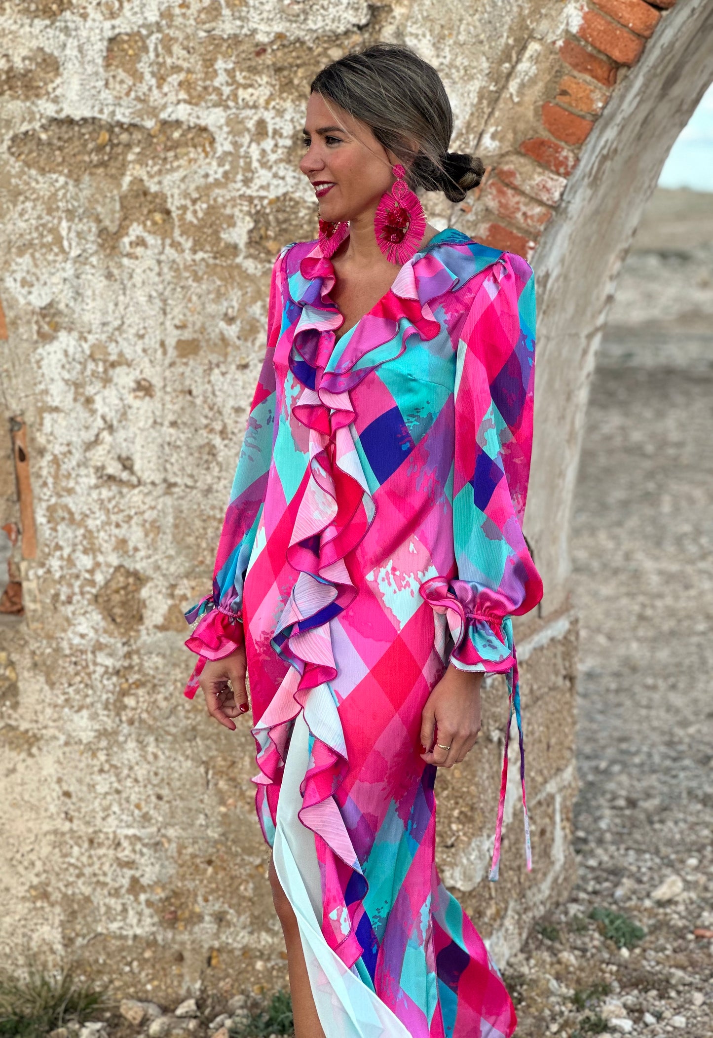 Geometric Bahamas Dress