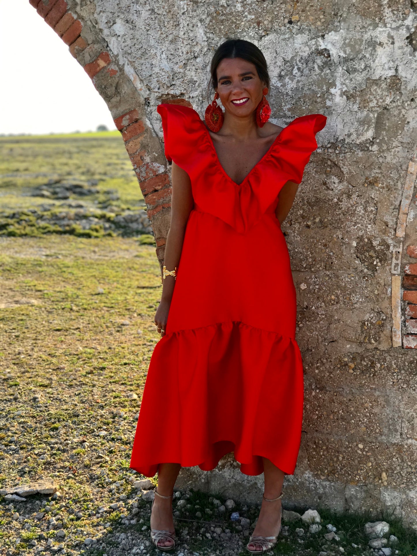Red Seville dress