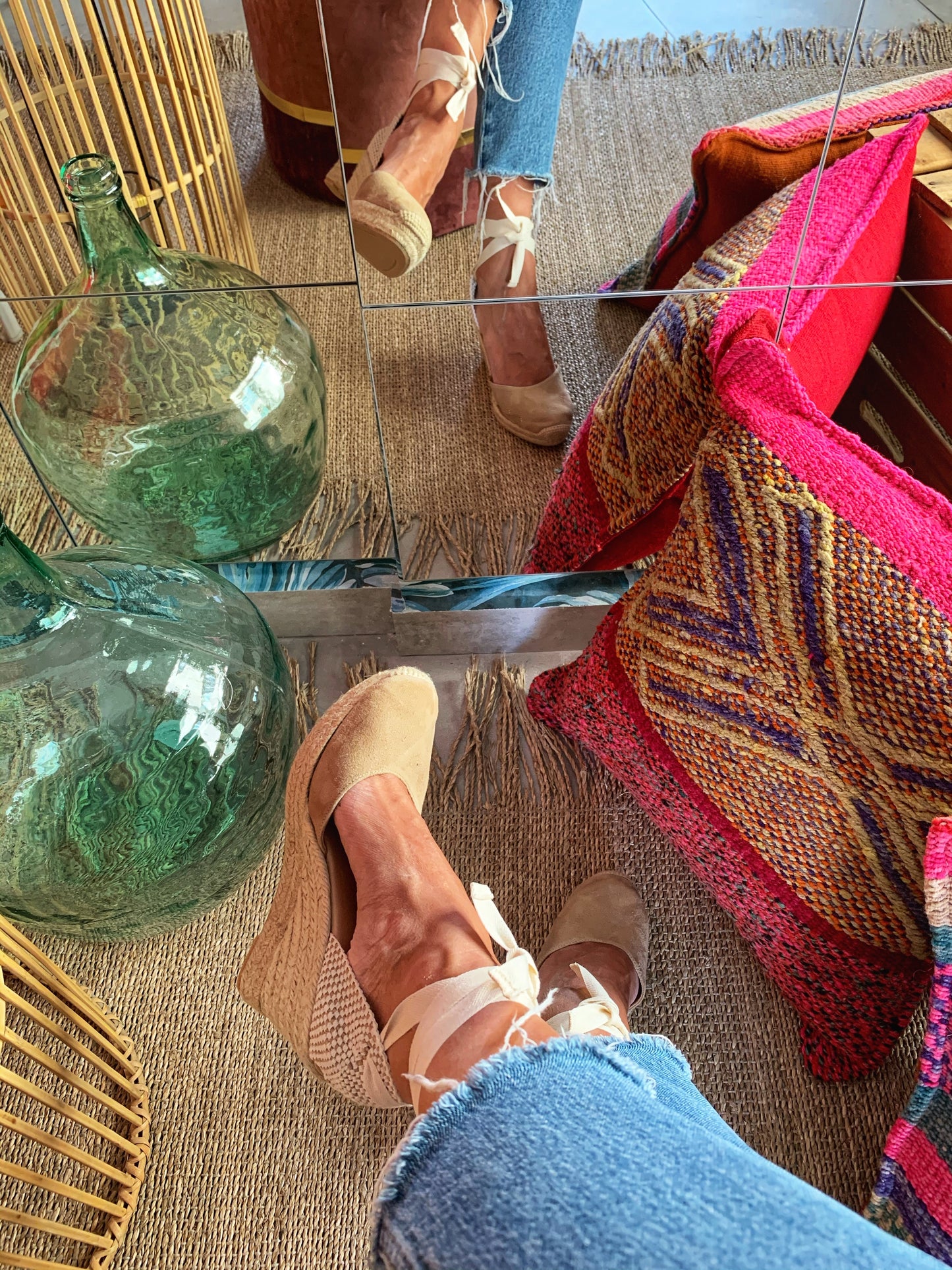 Beige Saona wedge