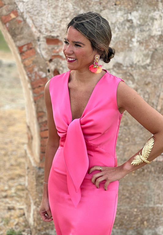 Pink Crete Dress